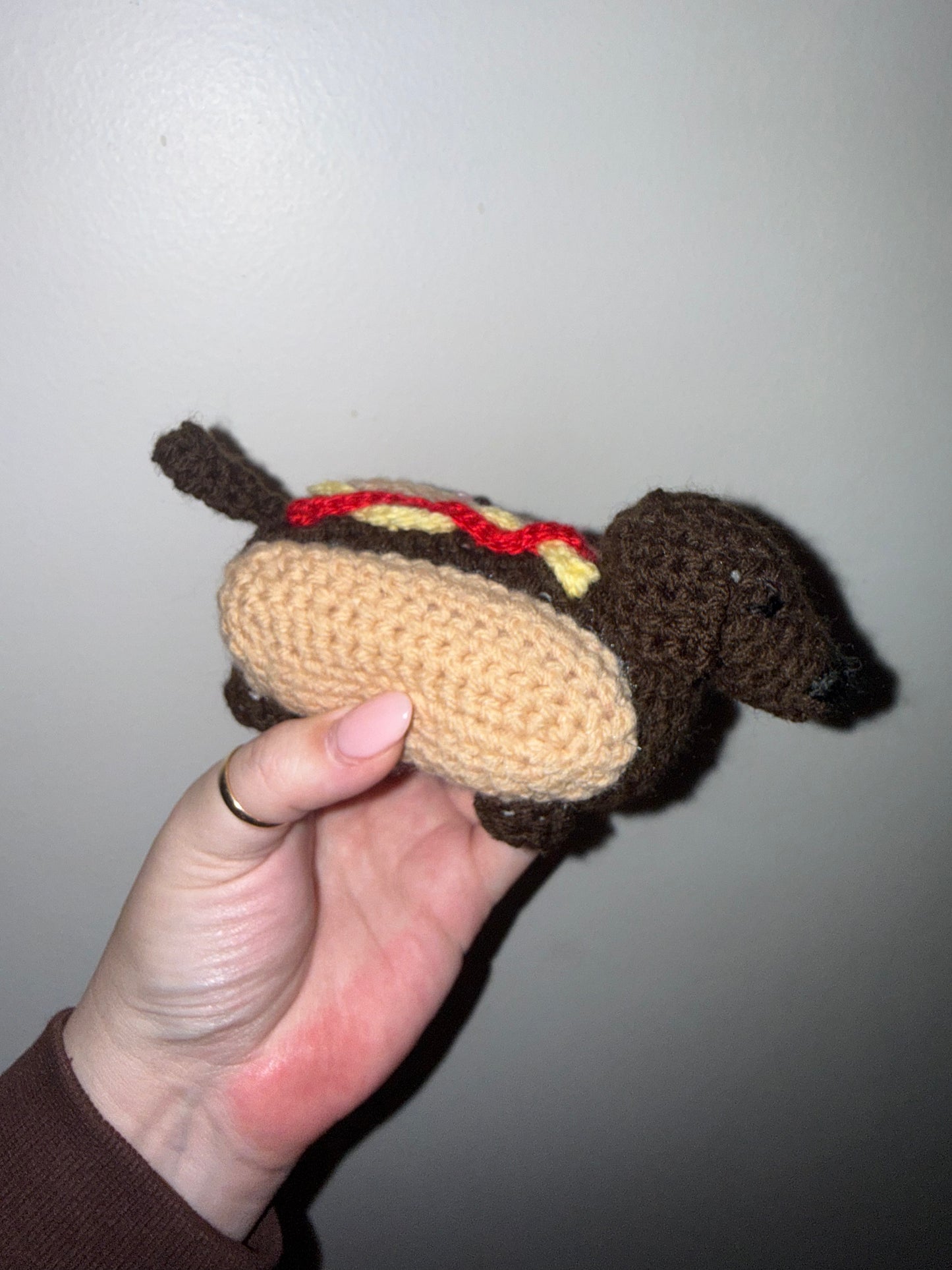 Crochet Dachshund Bun